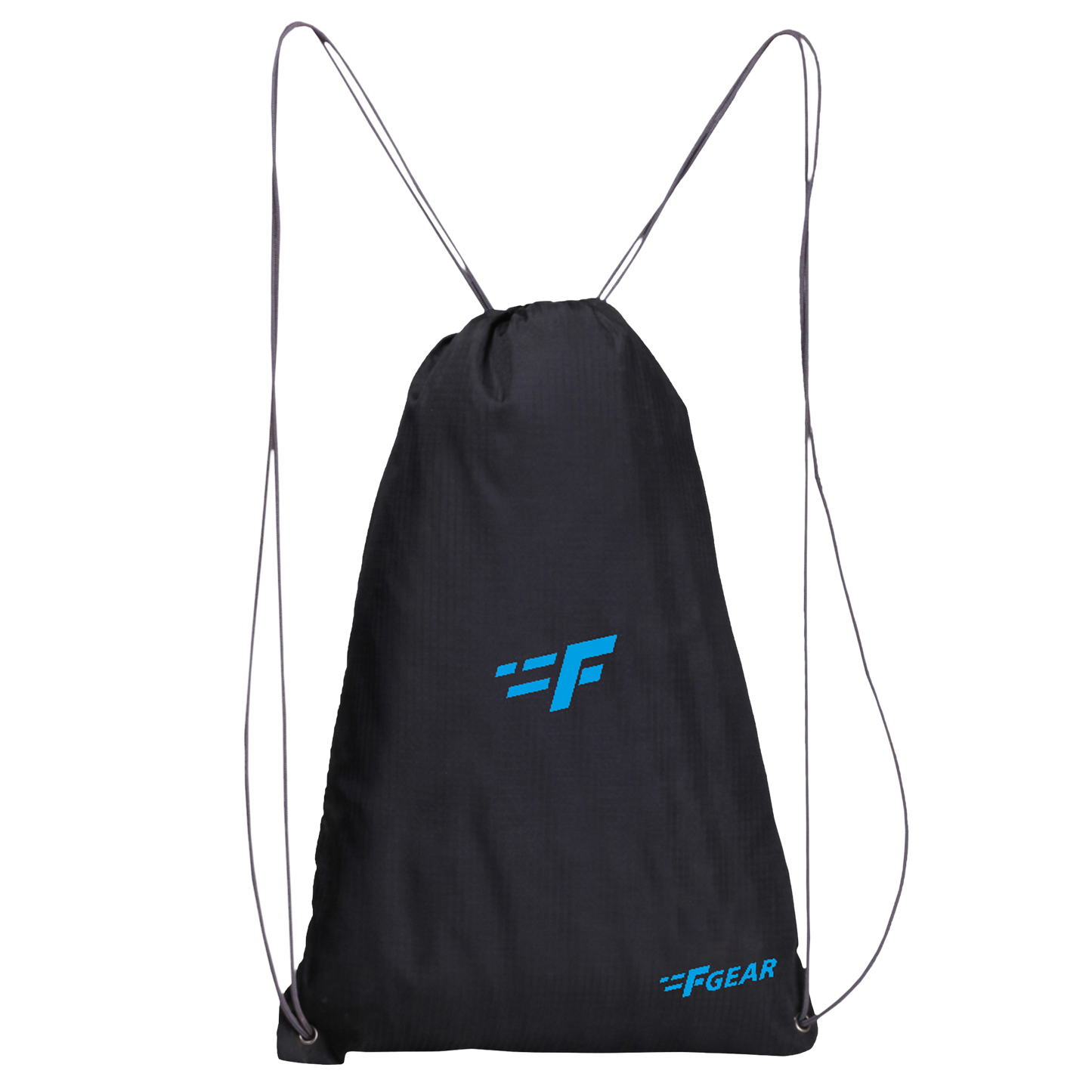 String 13L Black Drawstring Bag