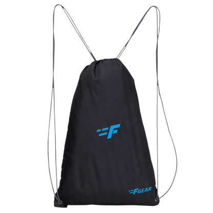String 13L Black Drawstring Bag