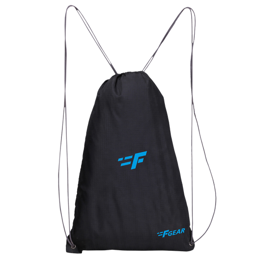 String 13L Black Drawstring Bag