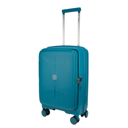 F Gear Myton Small Front Opening Cyan Blue Cabin Strolley