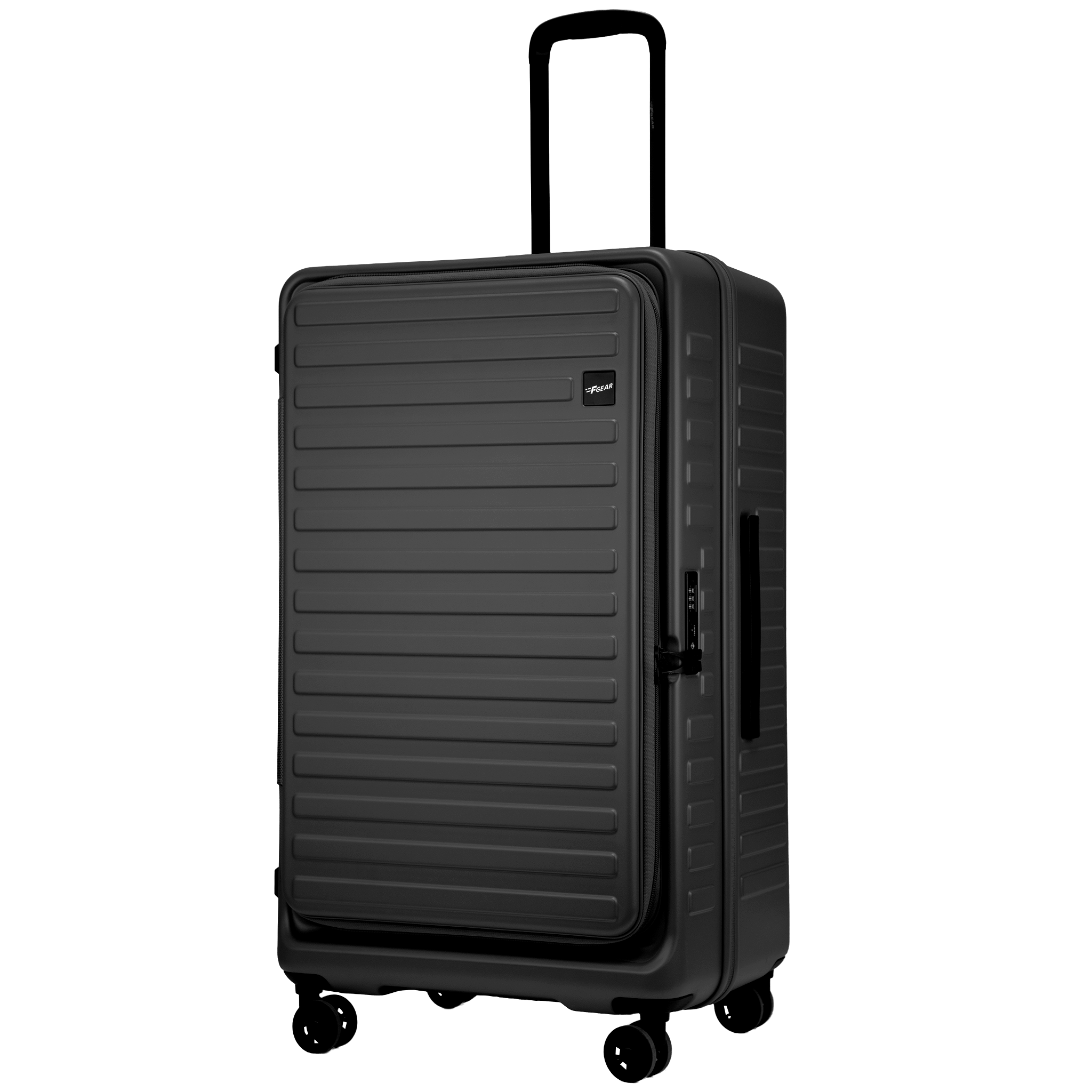 Windsor Steel Grey 76 cms Large Front Opening Trunk-Style Check-in Strolley with Expander