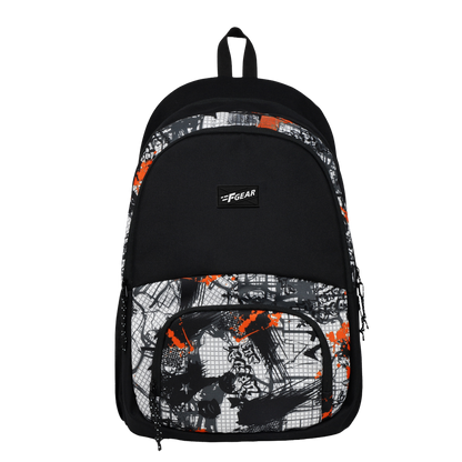 Chinook 21L Graphic Black Orange Backpack