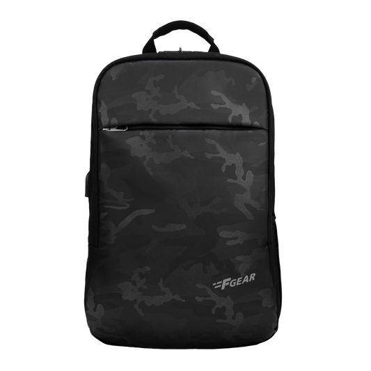 Harvey 25L Camo Black Laptop Backpack
