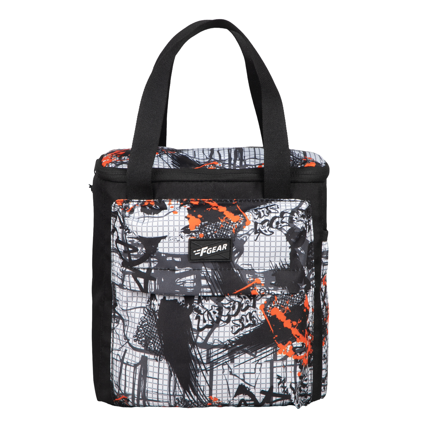 Hoover 7L Graphic Black Orange  Lunch Bag