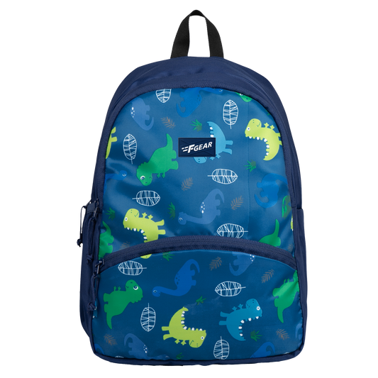 Brio 13L Navy Blue Dino Kids Backpack