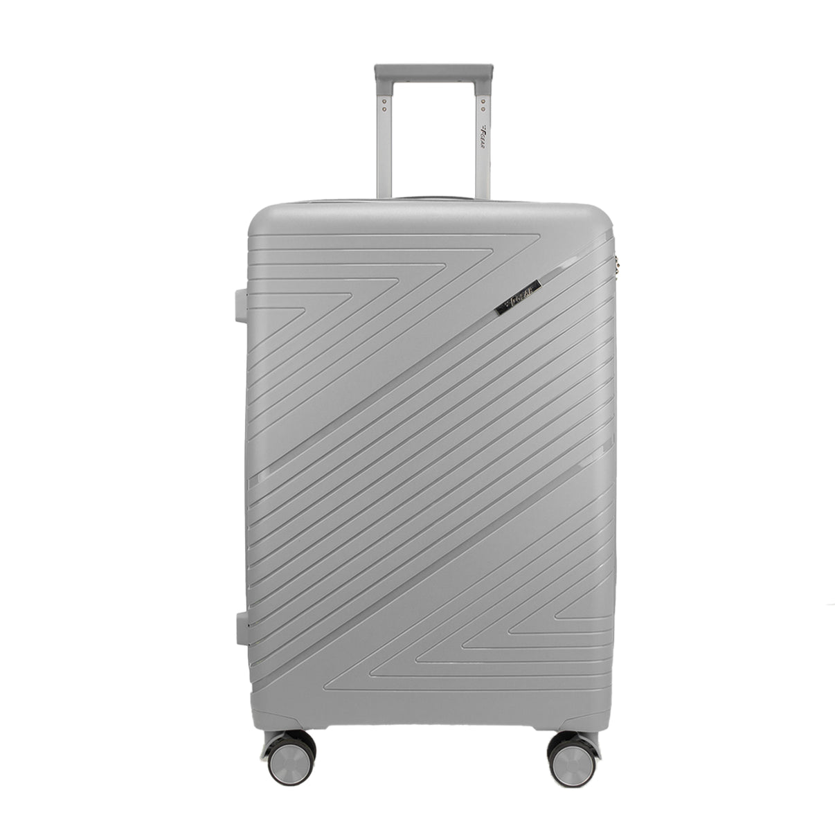 PPS33 26" Light Grey Checkin Medium Suitcase F Gear.in