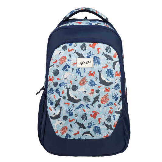 Panya 21L Navy Ocean Odes Backpack