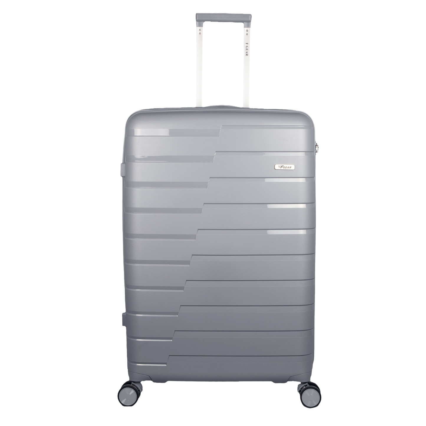 Bastion 28" Light Grey Expandable Large Check-in Suitcase