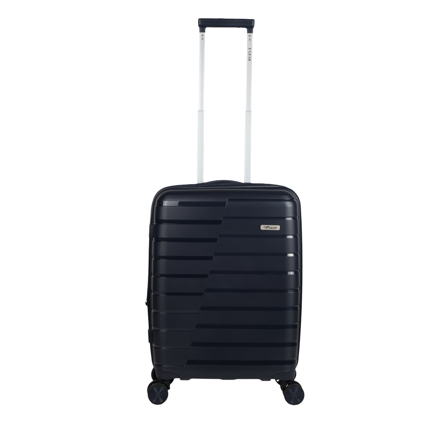 Bastion 20" Navy Blue Expandable Small Carry-On Luggage Suitcase