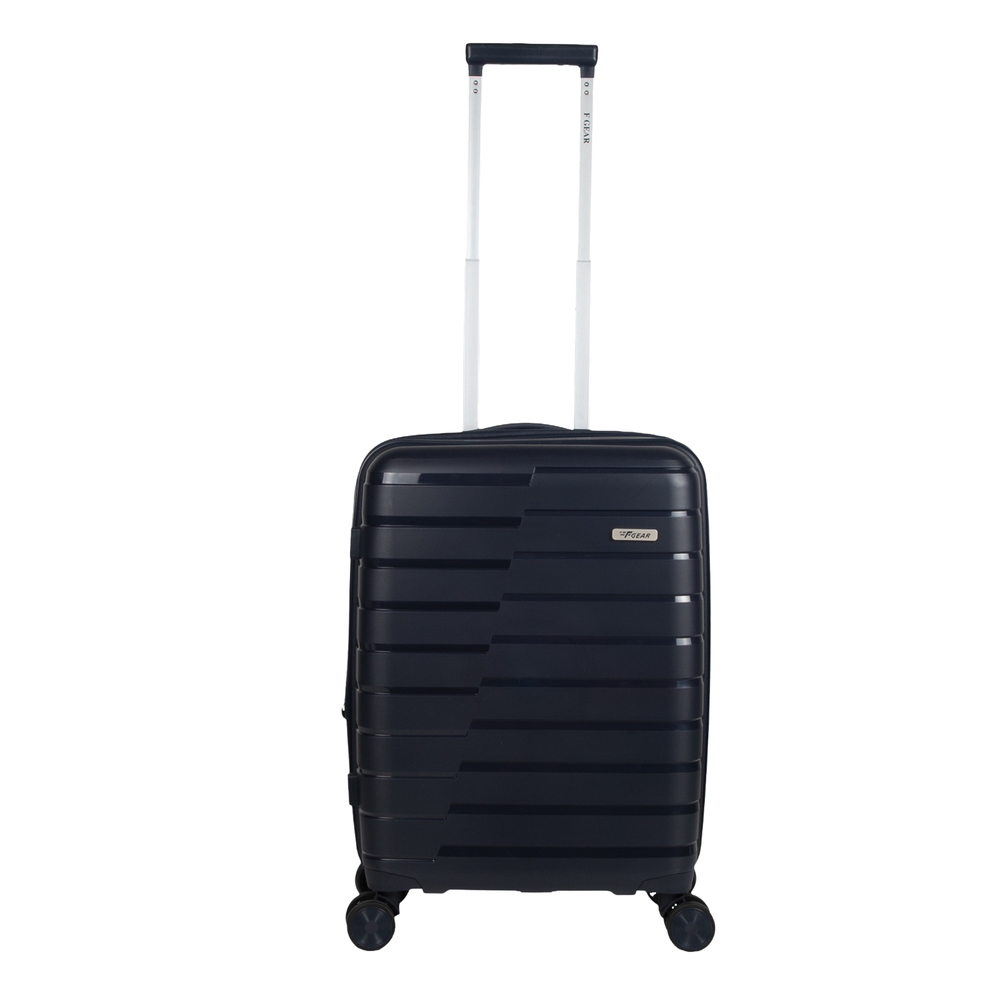 Bastion 20" Navy Blue Expandable Small Carry-On Luggage Suitcase