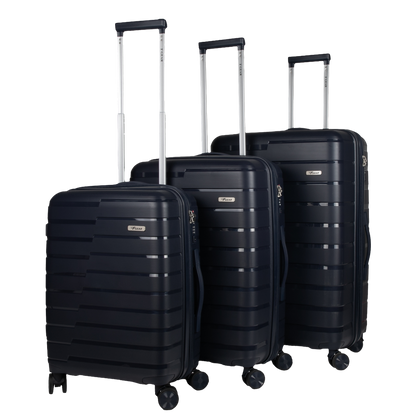 Bastion Navy Blue  Suitcase Set of 3