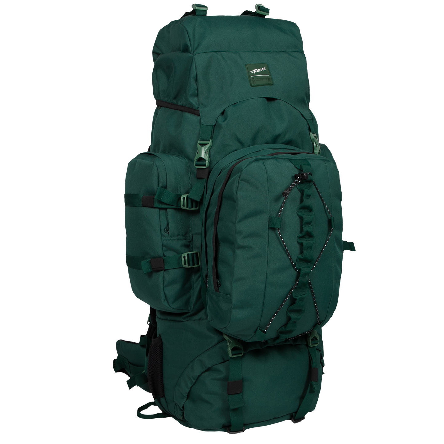 Levante 87L Spruce Green Rucksack Detachable Daypack