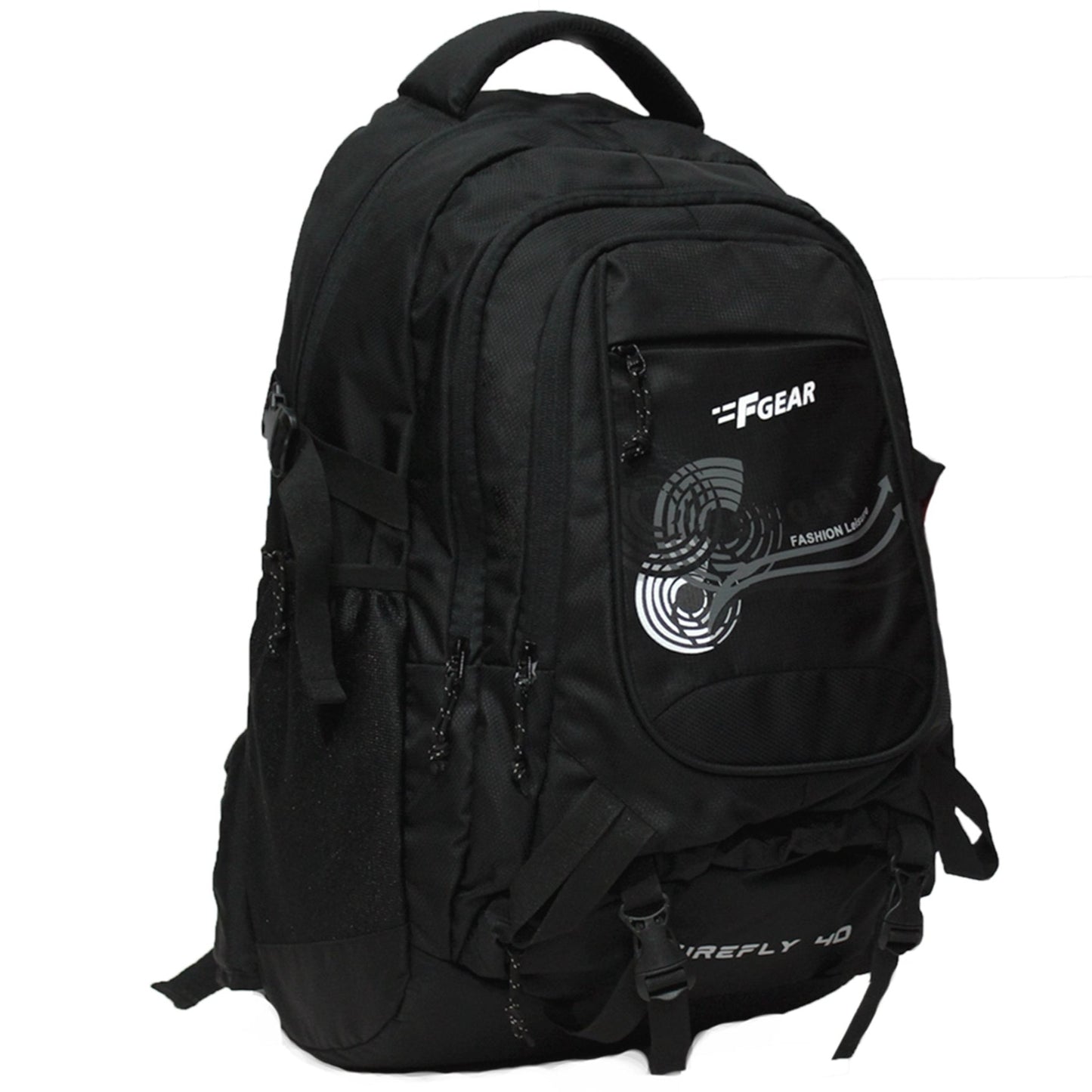 Firefly Doby 40L Black Rucksack