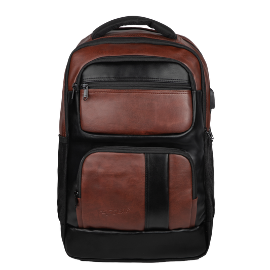 Mantra V2 28L Brown Laptop Backpack with raincover