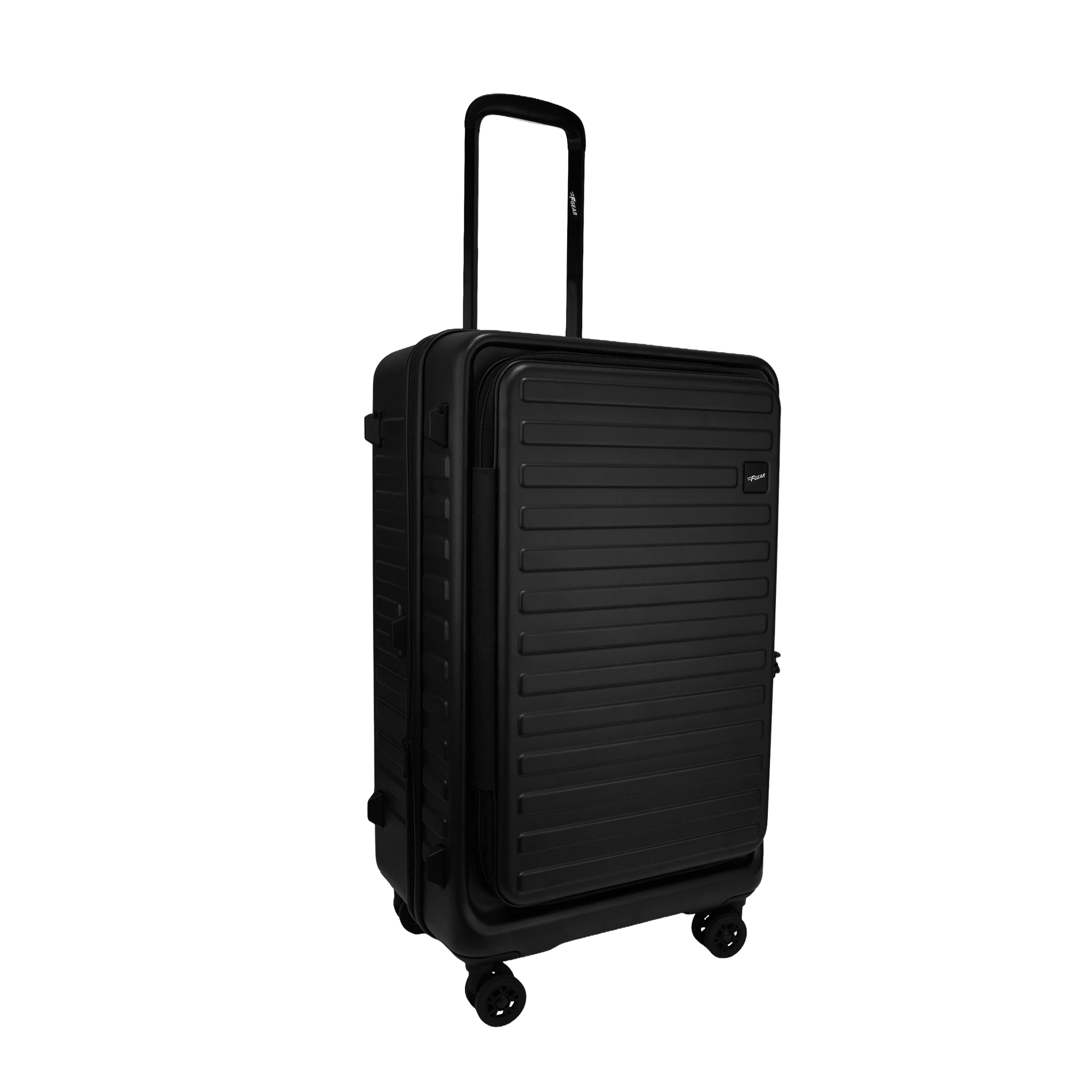 Windsor Black 68 cms Medium Front Opening Trunk-Style Check-in Strolley with Expander