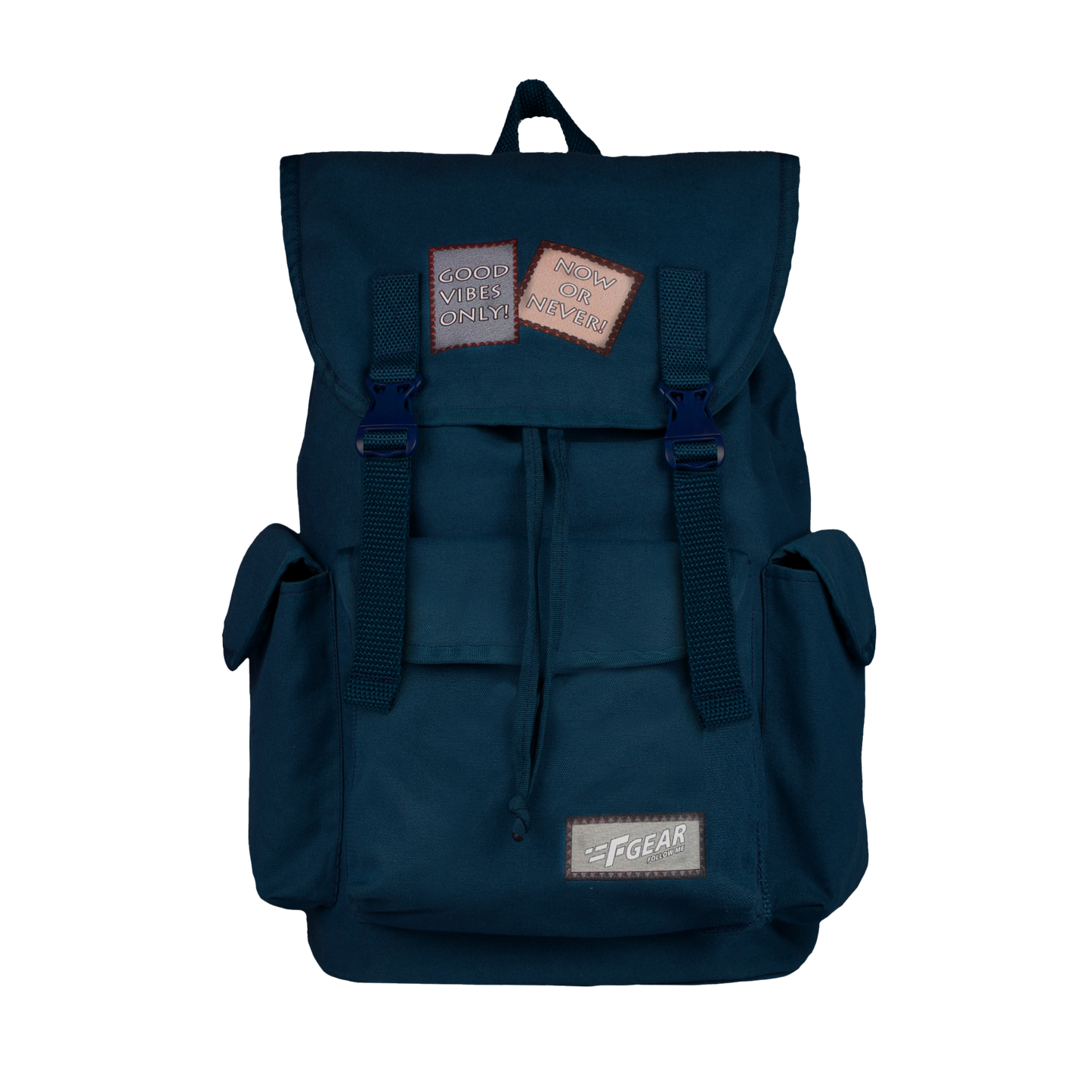 Webster 21L Navy Canvas Backpack