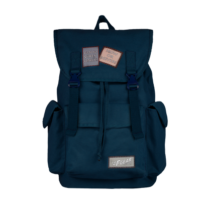 Webster 21L Navy Canvas Backpack