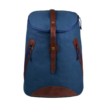 Cobalt 27L Navy Canvas Backpack