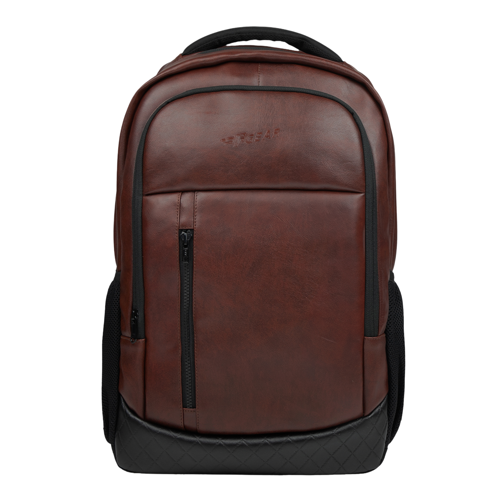 Bering 28L Tan Art Leather Laptop Backpack - Main Image