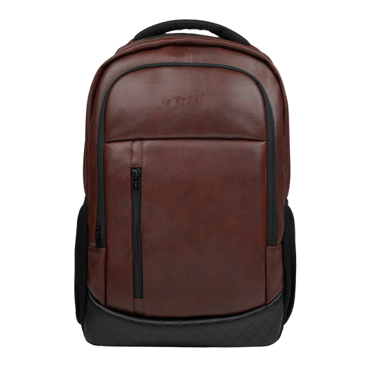 Bering 28L Tan Art Leather Laptop Backpack