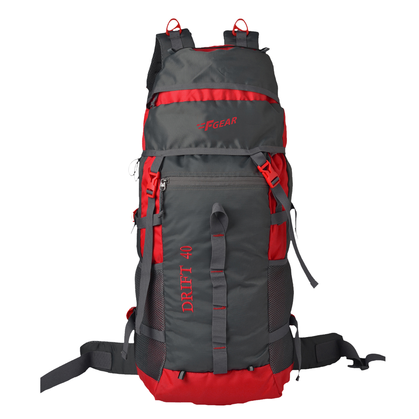 Drift 40L Grey Red Rucksack