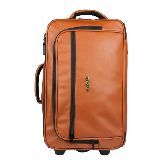 Marshal 22L Chestnut Art Leather Overnighter Pilot Laptop Trolley Case