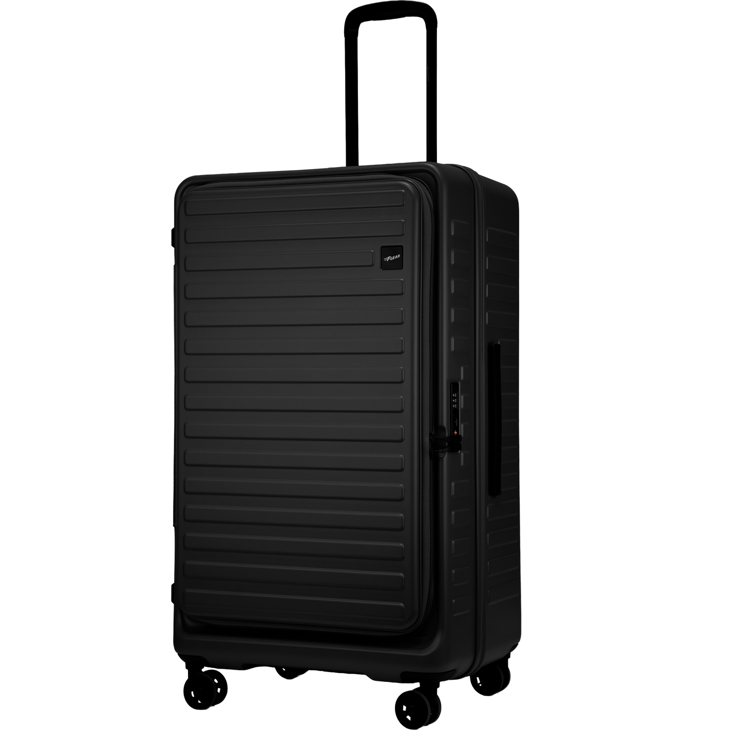 Windsor Black 76 cms Large Front Opening Trunk-Style Check-in Strolley with Expander