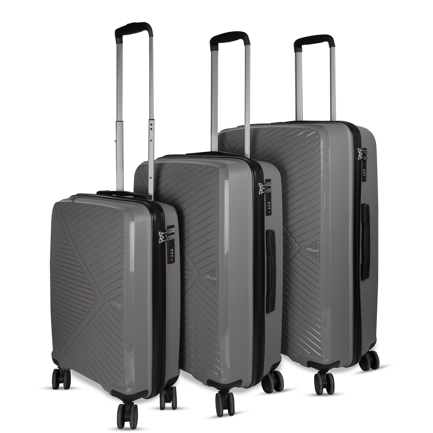 Eagle PP03 Grey Suitcase Set of 3
