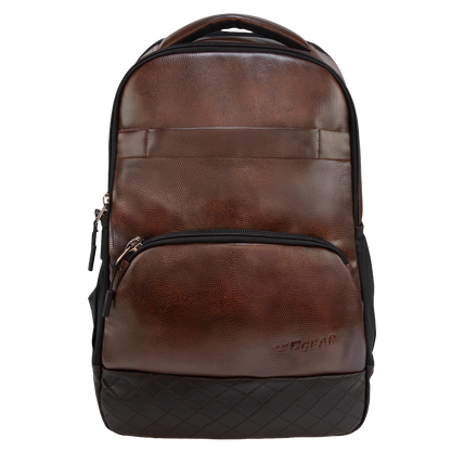 Luxur 25L Lagarto Brown Laptop Backpack