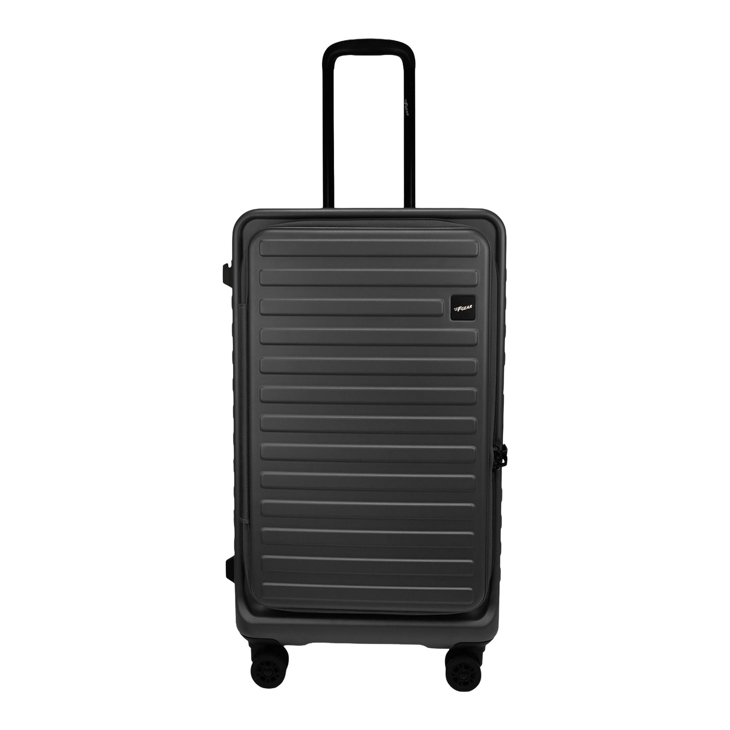 Windsor Steel Grey 56 cms Small Front Opening Trunk-Style Cabin Strolley with Laptop Sleeve & Expander