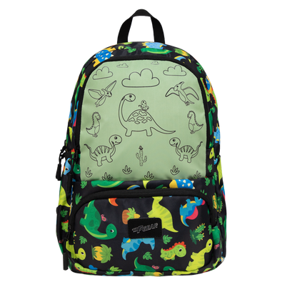 Colour Buddy 12L Black Dino Backpack