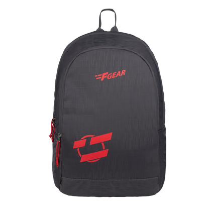 Castle Linen  22L Dk Grey Red Backpack