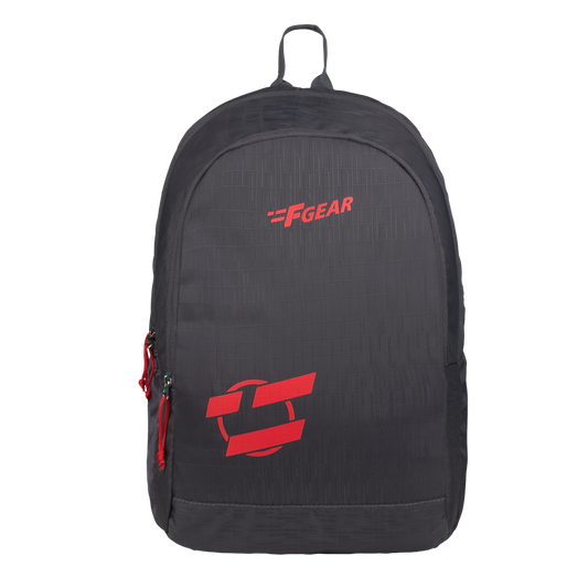 Castle Linen  22L Dk Grey Red Backpack