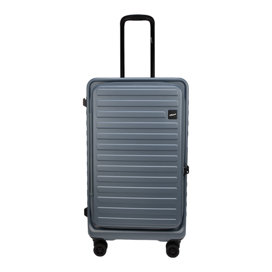 Windsor Stone Blue 68 cms Medium Front Opening Trunk-Style Check-in Strolley with Expander