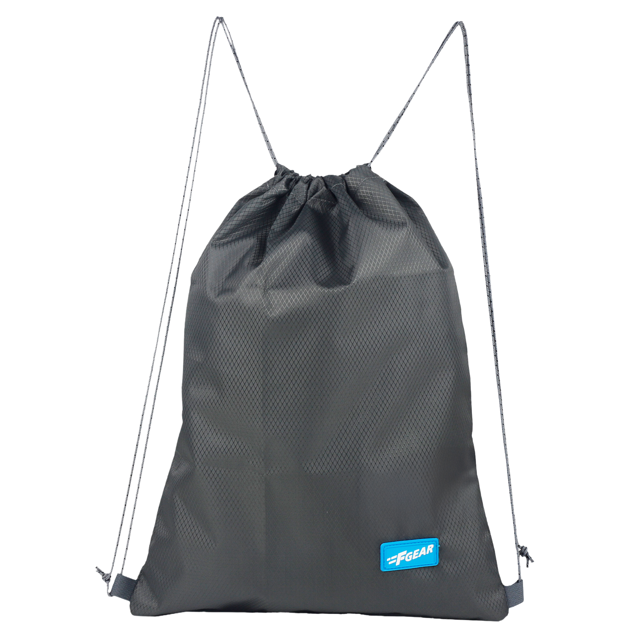 String V2 13L Grey Drawstring Bag