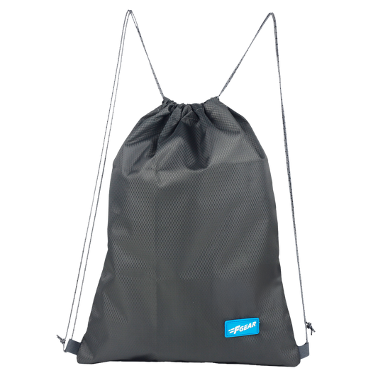 String V2 13L Grey Drawstring Bag