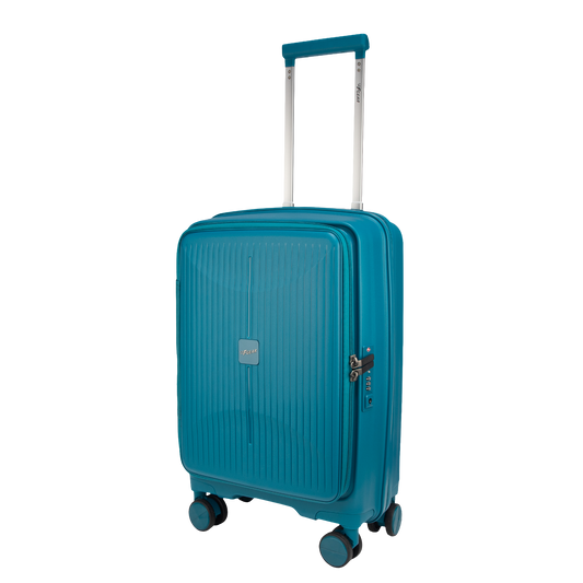 Myton Small Front Opening Cyan Blue Cabin Strolley