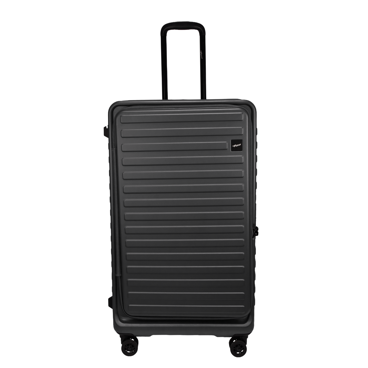 Windsor Steel Grey 76 cms Large Front Opening Trunk-Style Check-in Strolley with Expander