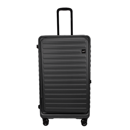 Windsor Steel Grey 76 cms Large Front Opening Trunk-Style Check-in Strolley with Expander