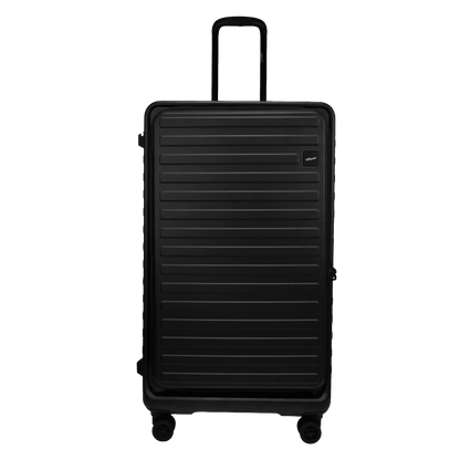 Windsor Black 76 cms Large Front Opening Trunk-Style Check-in Strolley with Expander