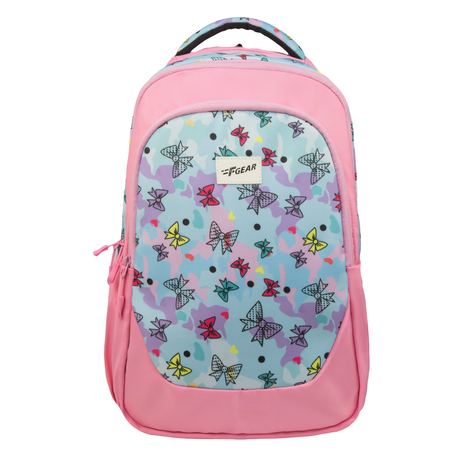Panya 21L Light Pink Pale Blue Bows Backpack