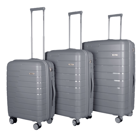 Bastion Light Grey Suitcase Set of 3