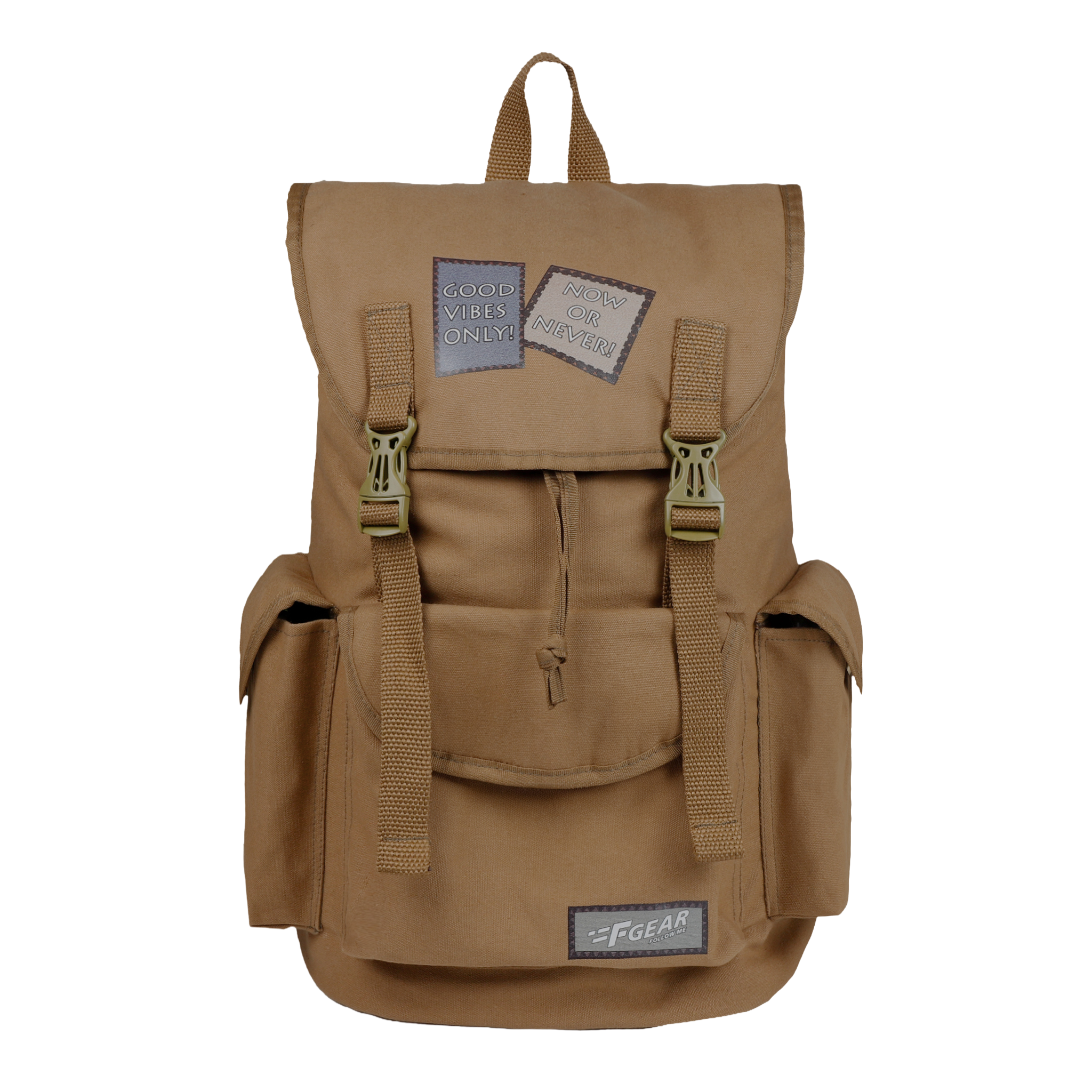 Webster 21L Khaki Canvas Backpack