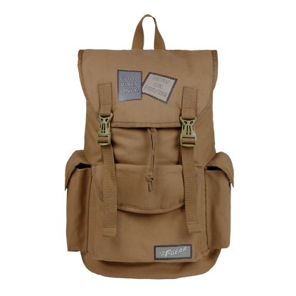 Webster 21L Khaki Canvas Backpack