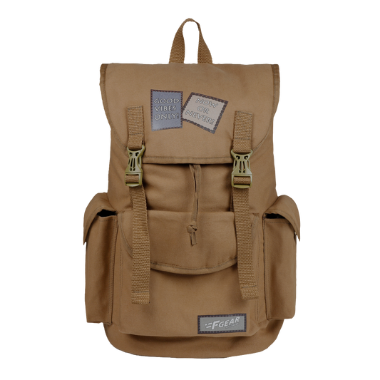 Webster 21L Khaki Canvas Backpack