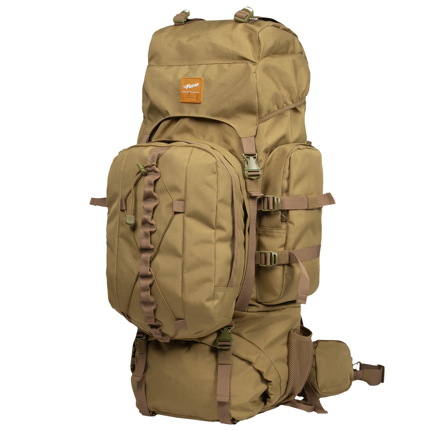 Levante 87L Khaki  Rucksack with Detachable Daypack