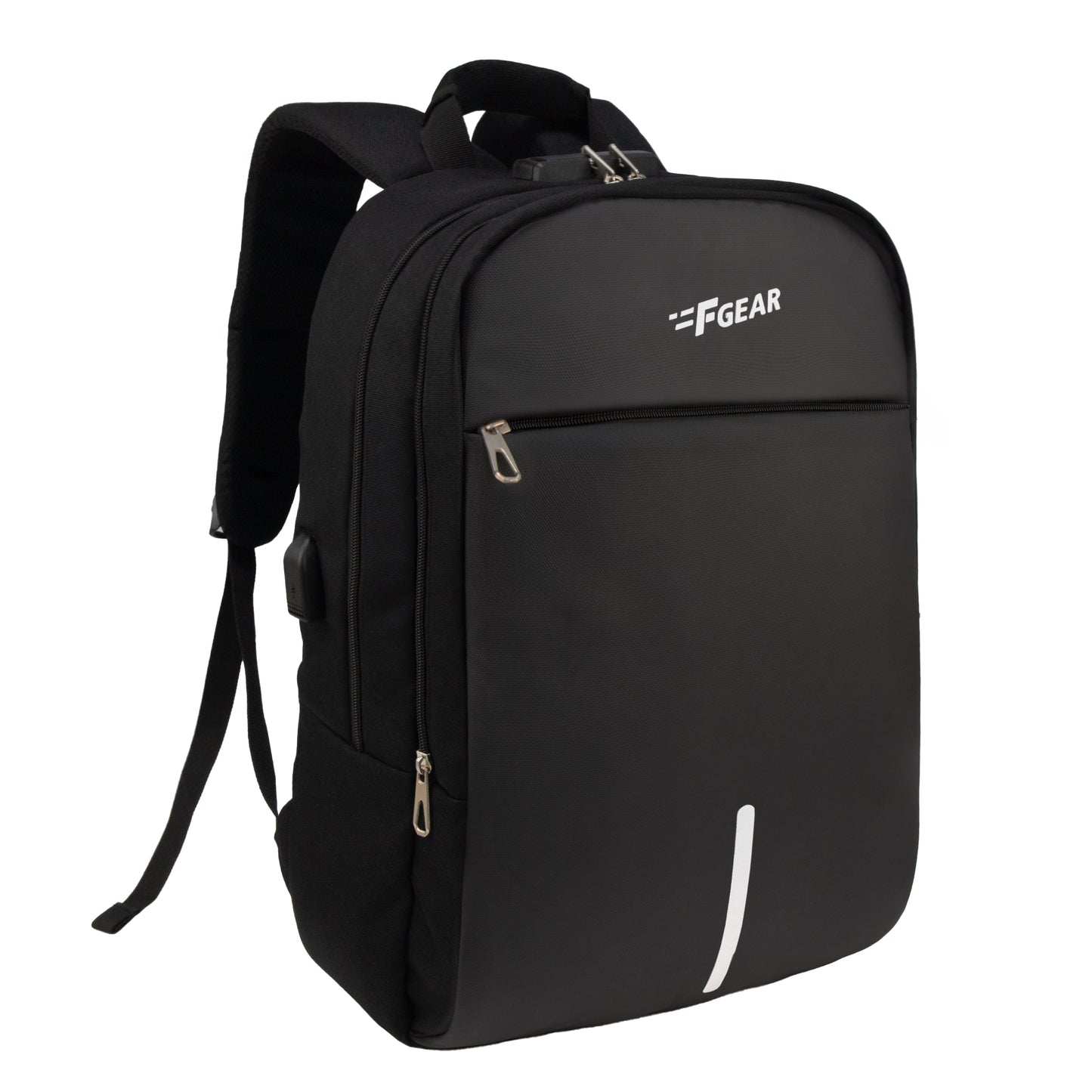 Omega 25L Black Laptop Backpack