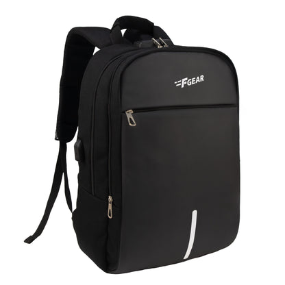 Omega 25L Black Laptop Backpack
