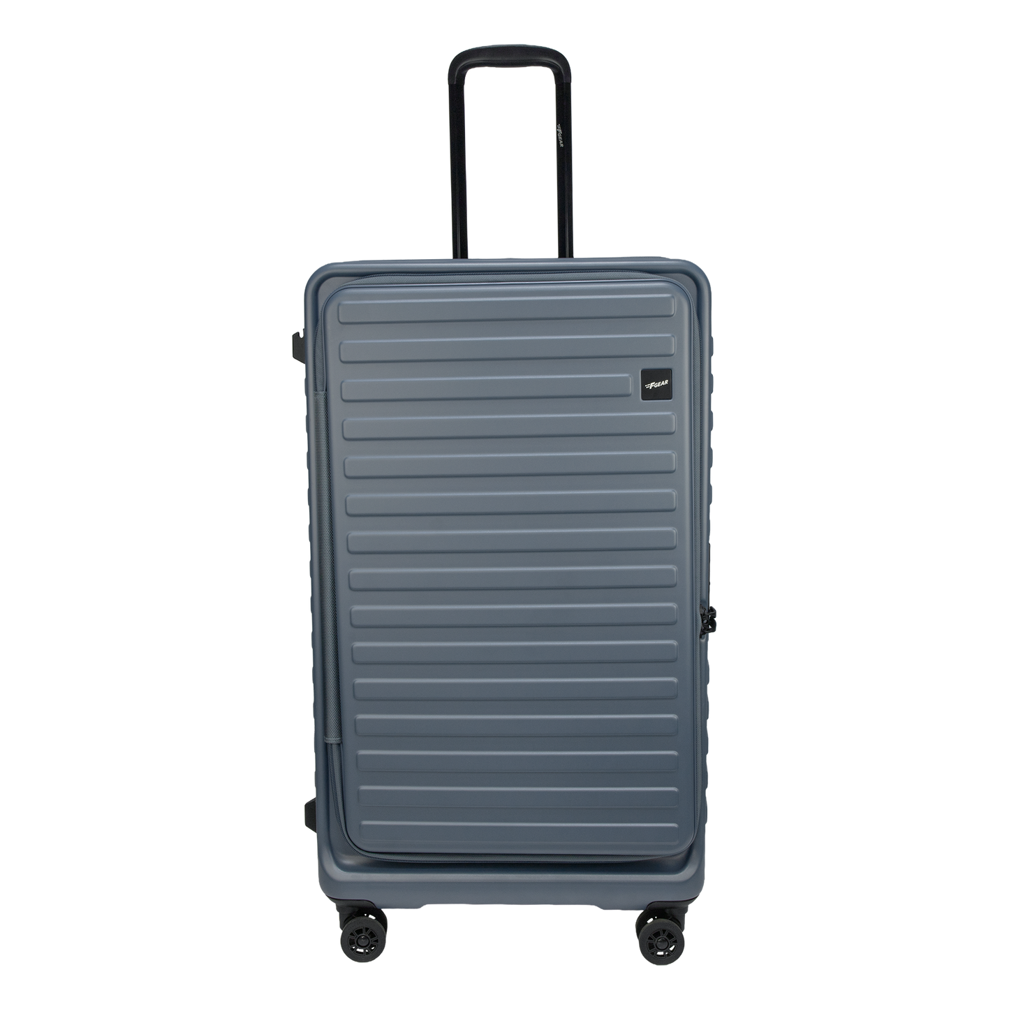 Windsor Stone Blue 76 cms Large Front Opening Trunk-Style Check-in Strolley with Expander