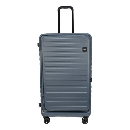 Windsor Stone Blue 76 cms Large Front Opening Trunk-Style Check-in Strolley with Expander